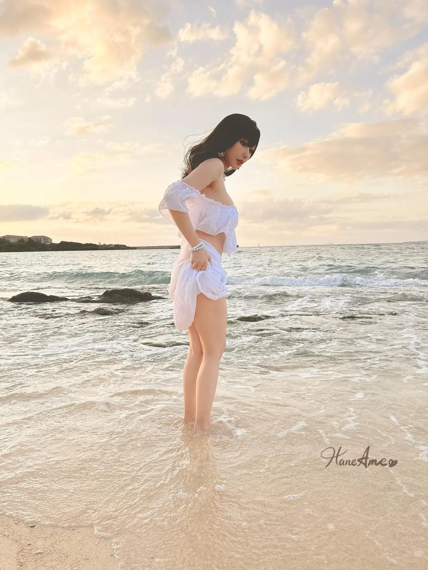 雨波_HaneAme – NO.191 2023年05月新品订阅4套视频-Original White Sand Love In Okinawa [43P]插图